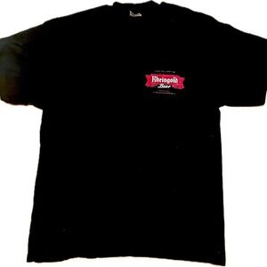 Rheingold Beer T-Shirt Mens XL Black Delta Pro Weight Graphic Brew Co NY Tee